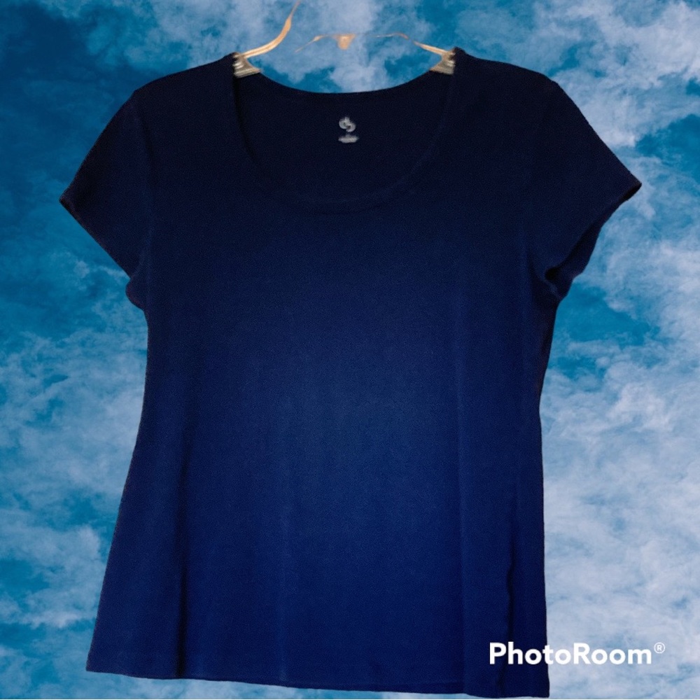 db Ladies L Navy Tee